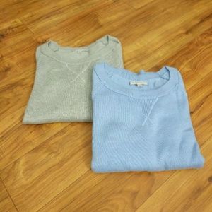 [XS] Two GAP ¾ Sleeve Sweaters